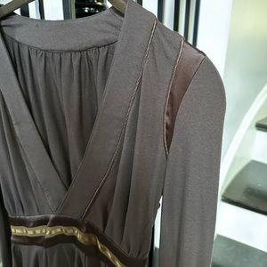 JUST CAVALLI and silk trim dress S